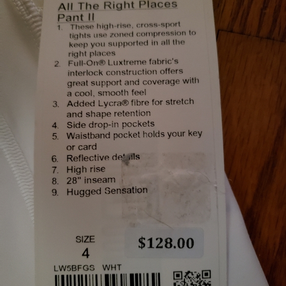 NWT Lululemon ATRP HR pant ll - Picture 7 of 8